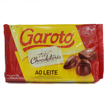 CHOCOLATE GAROTO AO LEITE BARRA 2100KG