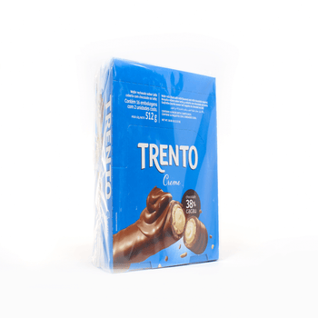 WAFER TRENTO SABOR CREME- CX 512G