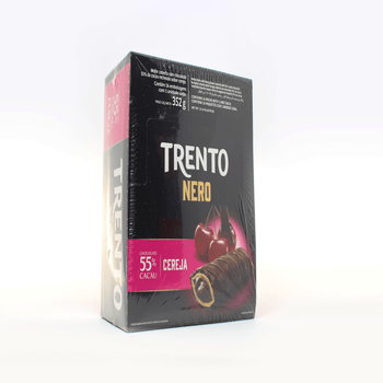 WAFER TRENTO NERO CEREJA CX 352G