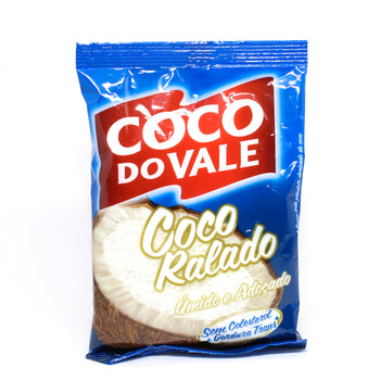 COCO RALADO ÚMIDO E ADOÇADO COCO DO VALE 100G